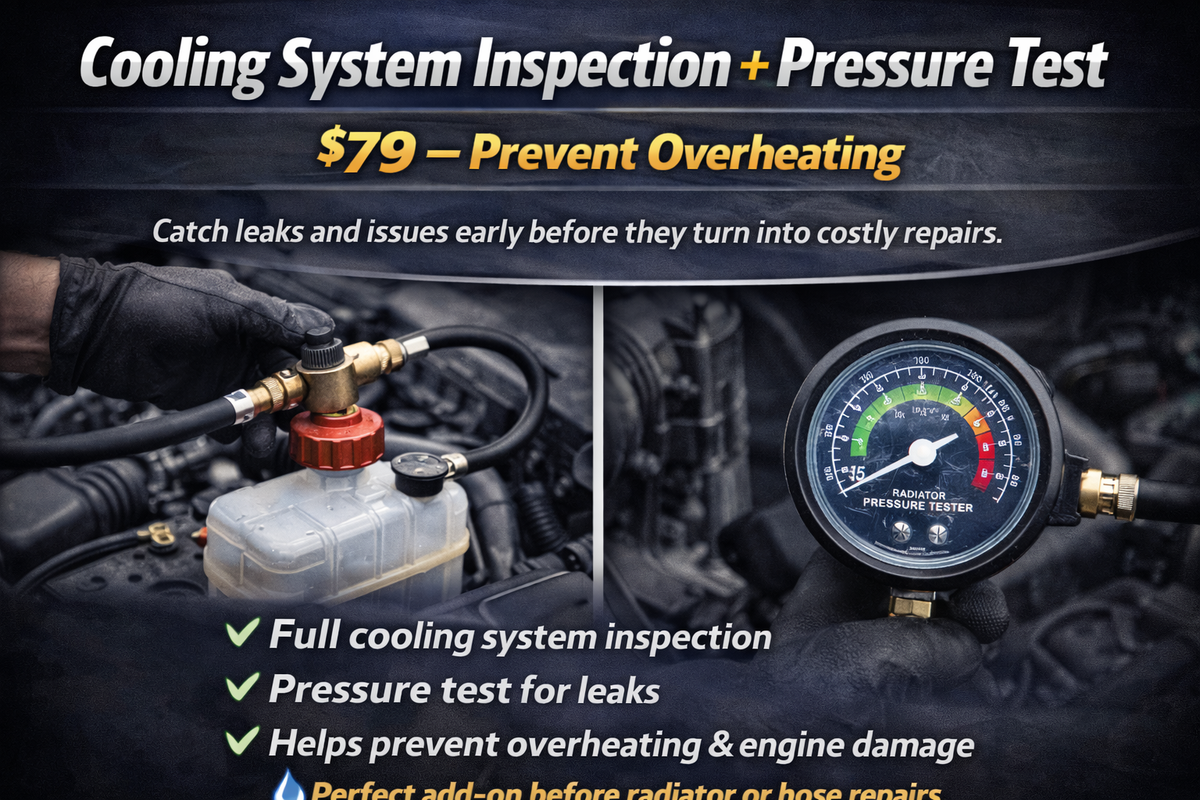 Cooling System Inspection + Pressure Test — WesternRepair